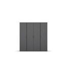 Kleiderschrank VOYAGER Grau-Metallic