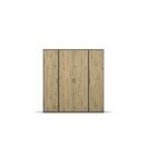 Kleiderschrank VOYAGER Grau Metallic-Eiche Artisan