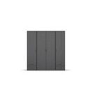 Kleiderschrank VOYAGER grau metallic