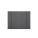 Kleiderschrank MONOSTAR grau metallic