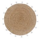 Teppich Jute rund SHIRA