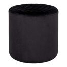 Hocker EJBY Velvet schwarz