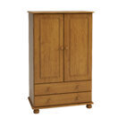 Kleiderschrank RICHMOND 222 Kiefer Massivholz braun