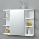 Badezimmerschrank Harstad 64x80x20 cm Weiss