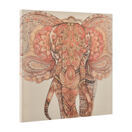 Wandbild 90x90cm Elefant Leinwand