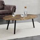 Couchtisch Viborg 109,5 x 59,5 x 39,5 cm dunkler Holzton