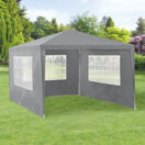 Pavillon Wedau 400x300x255 cm Dunkelgrau