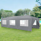 Pavillon Wedau 900x300x255 cm Dunkelgrau