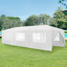 Pavillon Wedau 900x300x255 cm Weiss