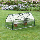 Mini Gewächshaus Laubach 120x60x60cm Transparent PVC Folie