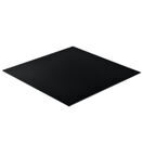 Glasplatte 70x70 cm Schwarz