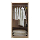 Kleiderschrank Bodolz 176x80x52 cm mit 1 Fach