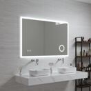 LED-Badspiegel Scafa 100x70 cm Weiss