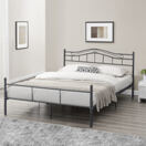 Metallbett Florenz 160x200 cm Dunkelgrau