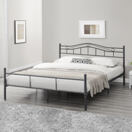 Metallbett Florenz 180x200 cm Dunkelgrau