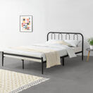 Metallbett Hank 140x200 cm Schwarz