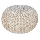 Pouf Premium Strickhocker 55 cm lipizano beige