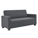 Sofahusse 2-Sitzer 120-190 cm Dunkelgrau