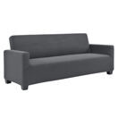 Sofahusse 3-Sitzer 140-210 cm Dunkelgrau