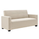 Sofahusse 120-190 cm 2-Sitzer Sandfarben