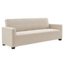 Sofahusse 3-Sitzer 140-210 cm Sandfarben