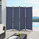 Trennwand Modica Outdoor 170x215 cm Dunkelblau