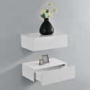 Wandregal Oslo 2er Set 46x30x15cm Weiss matt