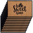 Kokosmatte 60 x 40 cm  Home Sweet home - 10er Set