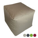 Sitzwürfel Bamba 45x45x45 cm formstabil wasserfest taupe beige