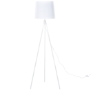 Stehlampe weiss 149 cm Trommelform SAMBRA