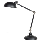 Schreibtischlampe schwarz 80 cm rund MERAMEC