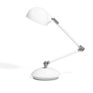 Schreibtischlampe weiss 60 cm rund HELMAND