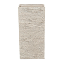 Blumenkübel beige quadratisch 30 x 30 x 60 cm GAZA