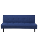 Schlafsofa 3-Sitzer Polsterbezug marineblau VISBY