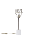 Tischlampe gold 53 cm Gitter MOONI gross