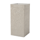 Blumentopf beige quadratisch 33 x 33 x 70 cm DION