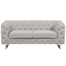 2-Sitzer Sofa Polsterbezug beige VISSLAND