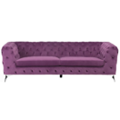 3-Sitzer Sofa Samtstoff violett SOTRA