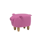 Hocker Polsterbezug rosa PIGGY