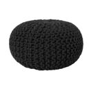 Pouf schwarz ? 40 cm CONRAD