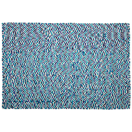 Filzkugelteppich marineblau-weiss 160 x 230 cm AMDO