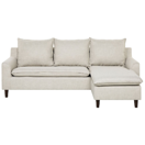 Ecksofa Polsterbezug beige ELVENES