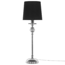 Tischlampe schwarz 56 cm rund KUBENA