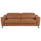 Sofa Leder goldbraun NARWIK