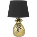 Tischlampe gold 52 cm rund PINEAPPLE