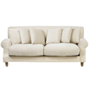 3-Sitzer Sofa Samtstoff hellbeige EIKE