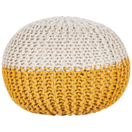 Pouf gelb / beige ? 50 cm CONRAD