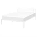 Metallbett weiss Lattenrost 160 x 200 cm CUSSET