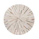 Teppich Kuhfell beige ? 140 cm Patchwork SIMAV