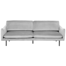 3-Sitzer Sofa Samtstoff grau VINTERBRO